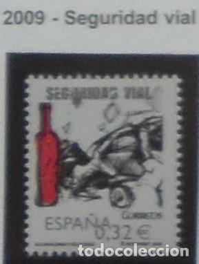 Sellos: 2009-ESPA&Ntilde;A-SELLOS NUEVOS-FACIAL-VER FOTO-(SERIE COMPLETA)N&ordm;4497-SEGURIDAD VIAL