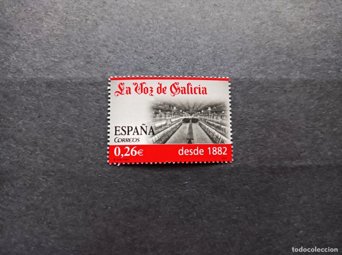 Sellos: Sello nuevo. Diarios Centenarios. La Voz de Galicia. 3 Noviembre 2003. Edifil 4029.