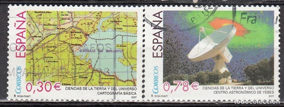 Sellos: ESPA&Ntilde;A 2007 - Edifil 4314/4315 &ordm; USADO - Ciencias de la Tierra y el Universo