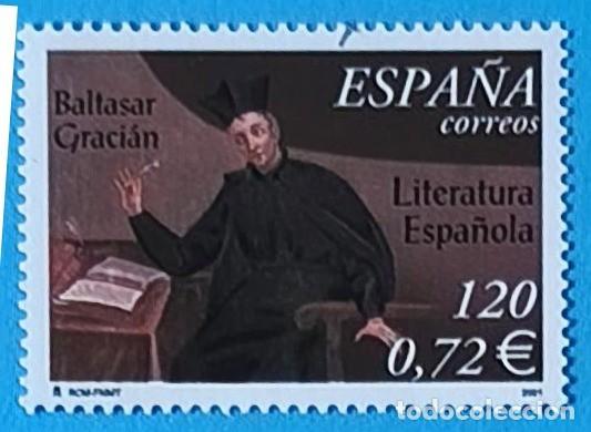 Sellos: LITERATURA ESPA&Ntilde;OLA - BALTASAR GRACI&Aacute;N - 2001 - EDIFIL 3808