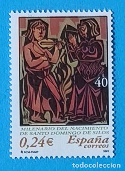 Sellos: MILENARIO DEL NACIMIENTO DE SANTO DOMINGO DE SILOS - 2001 - EDIFIL 3817