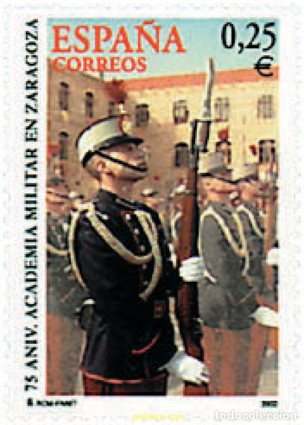 Sellos: 83066 MNH ESPA&Ntilde;A 2002 75 ANIVERSARIO DE LA ACADEMIA MILITAR EN ZARAGOZA