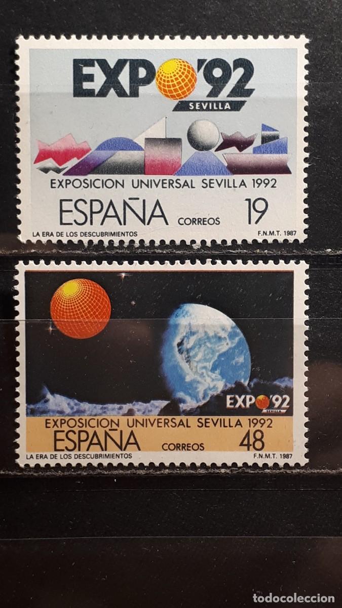 Sellos: ESPA&Ntilde;A. A&Ntilde;O 1987. **. EDIFIL 2875/6