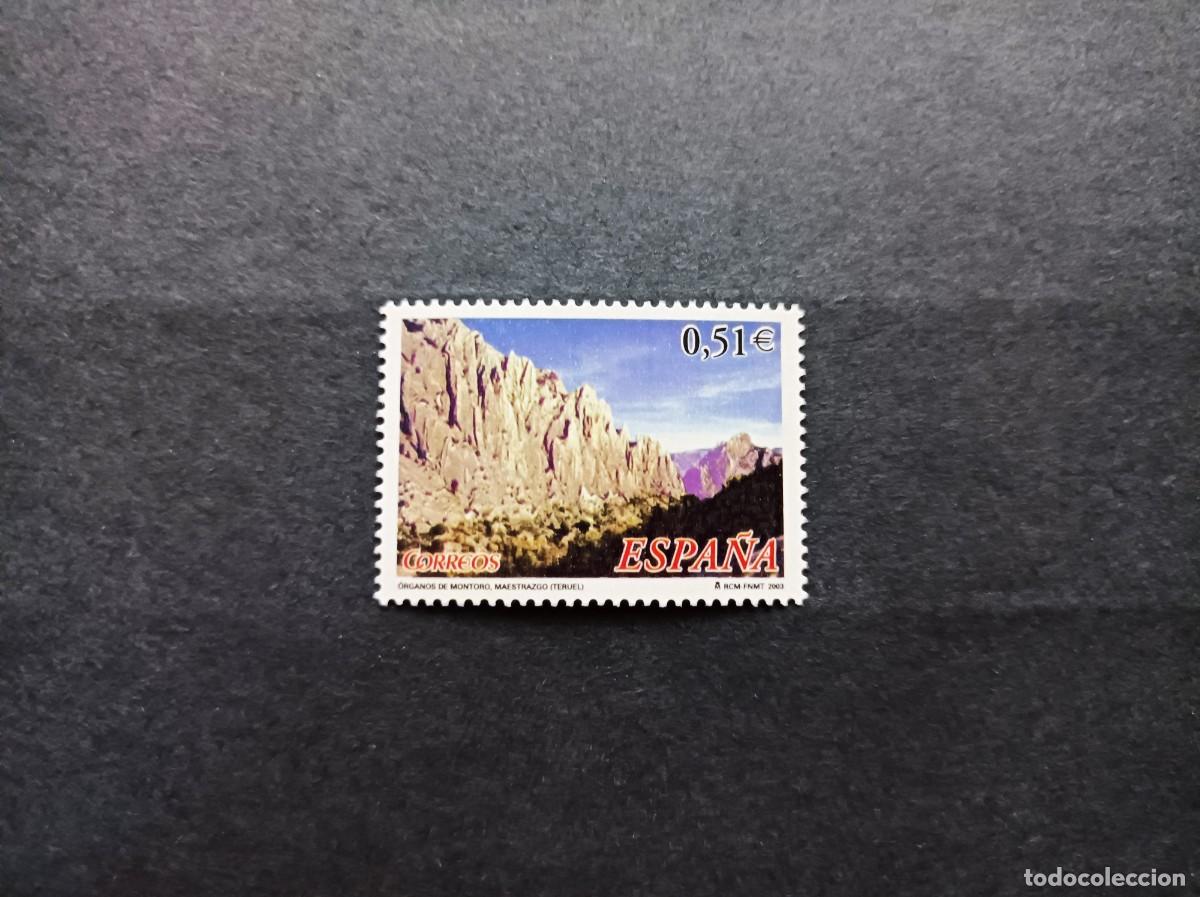Sellos: S. Nuevo. Naturaleza. &Oacute;rganos de Montoro. Maestrazgo (Teruel). 17 Diciembre 2003. Edifil 4035.
