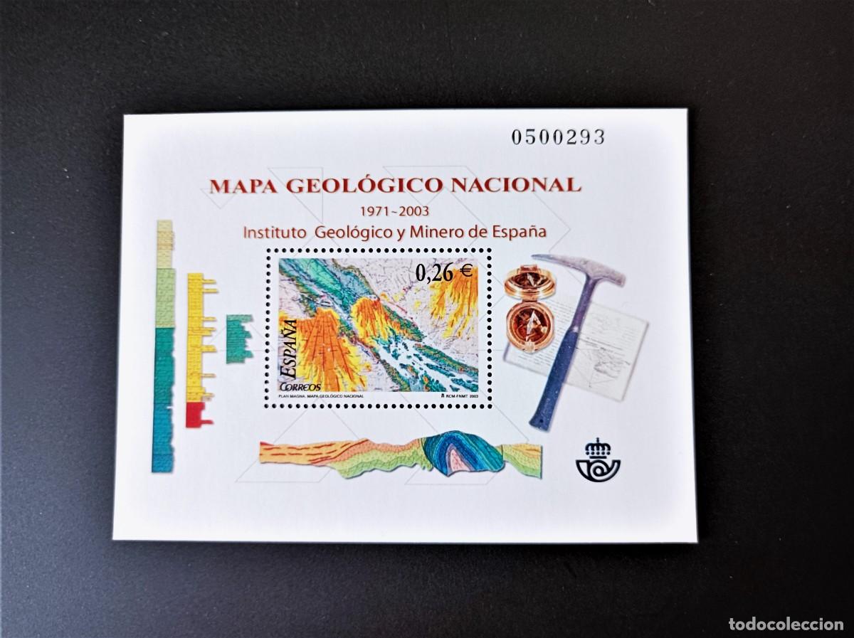 Sellos: Sello Nuevo. Plan Magna. Mapa Geol&oacute;gico Nacional. 24 de Noviembre de 2003. Edifil SH 4036.
