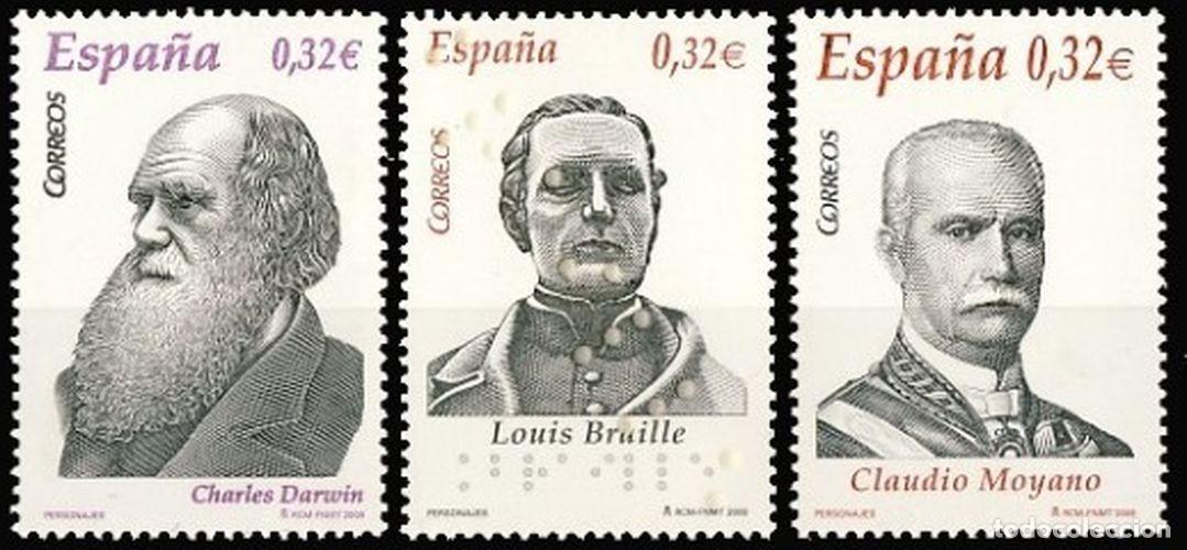 Sellos: Espa&ntilde;a 2009 edifil 4498/00 Sellos ** Personajes Claudio Moyano y Samaniego (1809-1890) Politico