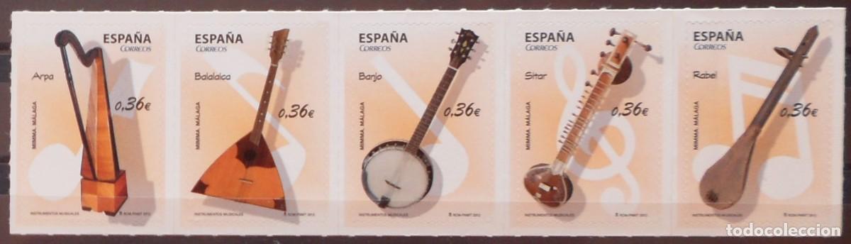 Sellos: 2012-ESPA&Ntilde;A-SELLOS NUEVOS-FACIAL-VER FOTO-(SERIE COMPLETA)N&ordm;4710/4-INSTRUMENTOS MUSICALES