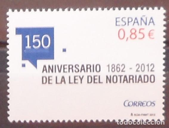Sellos: 2012-ESPA&Ntilde;A-SELLOS NUEVOS-FACIAL-VER FOTO-(SERIE COMPLETA)N&ordm;4724ANIVERSARIO DE LA LEY DEL NOTARIADO