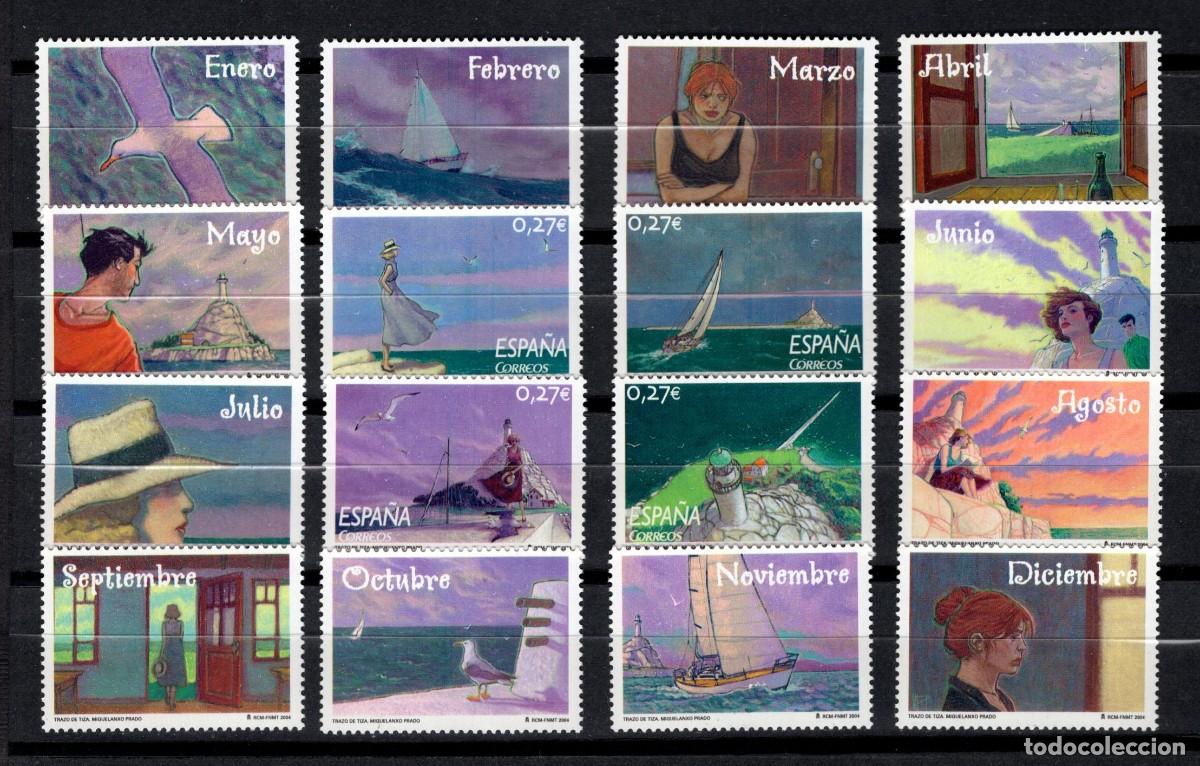 Sellos: Sello Nuevo. Correspondencia Epistolar Escolar. 10 de Febrero 2004. Edifil 4065/68 + vi&ntilde;etas.