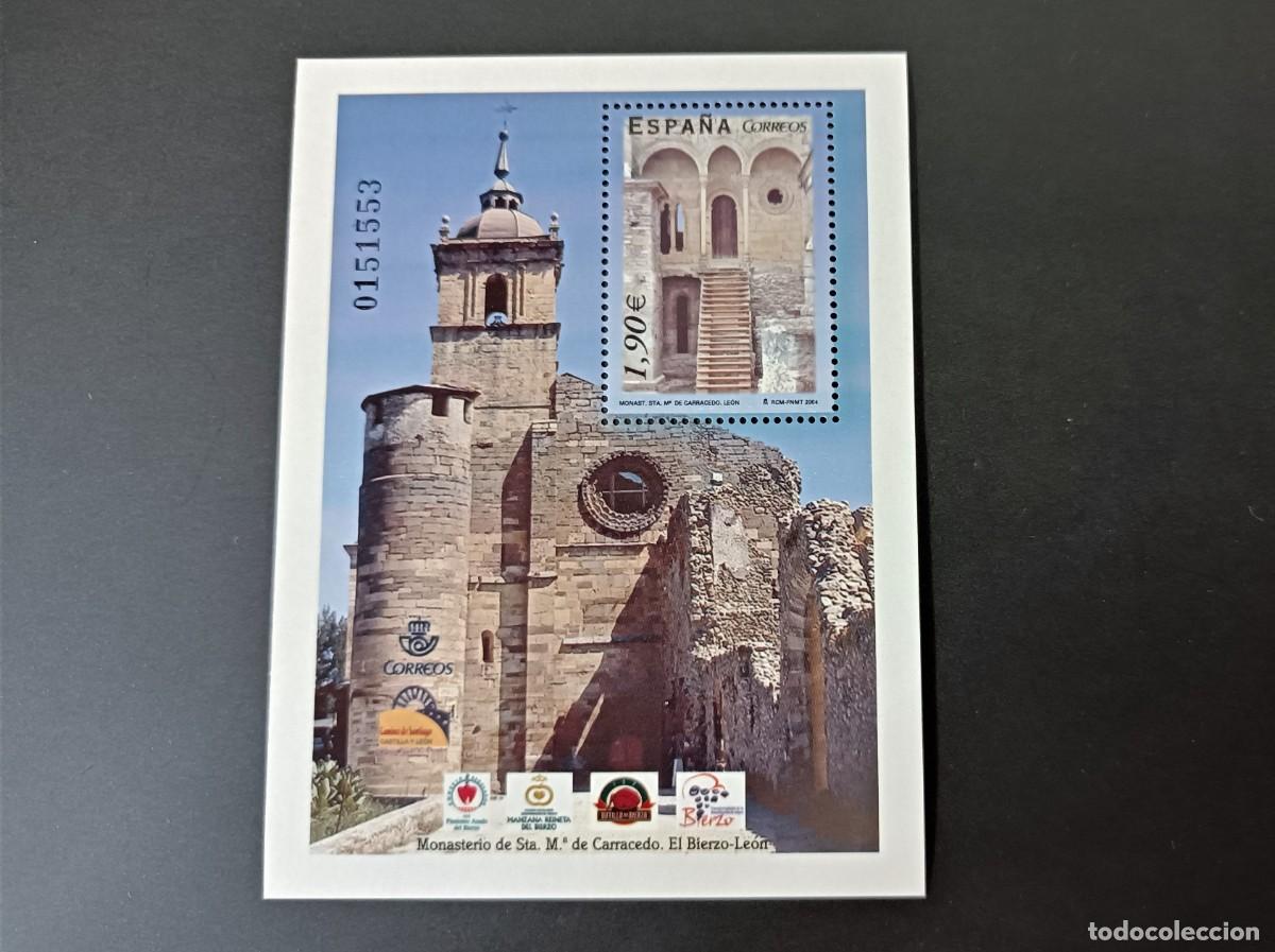 Sellos: Sello Nuevo. Monasterio S. Mar&iacute;a de Carracedo. El Bierzo. 8 de Marzo 2004. EDIFIL SH 4069.