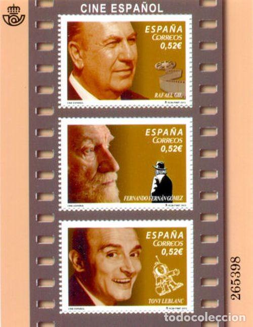 Sellos: Espa&ntilde;a 2013 Edifil 4790 Sellos ** HB Cine Espa&ntilde;ol Rafael Gil, Fernando Fern&aacute;n Gom&eacute;z y Tony Leblanc