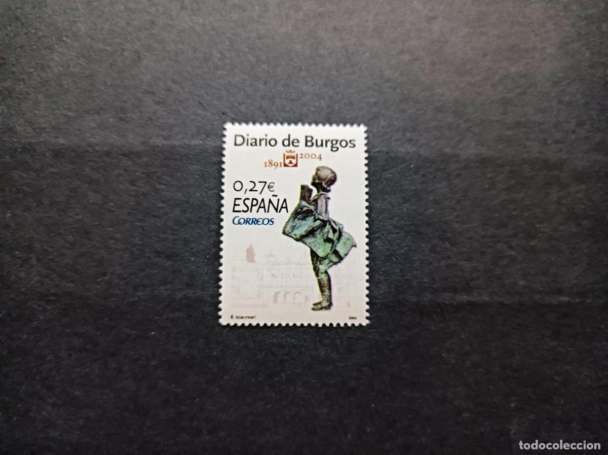 Sellos: Sello nuevo. Diarios Centenarios. Diario de Burgos (1891). 1 de Abril 2004. Edifil 4072.
