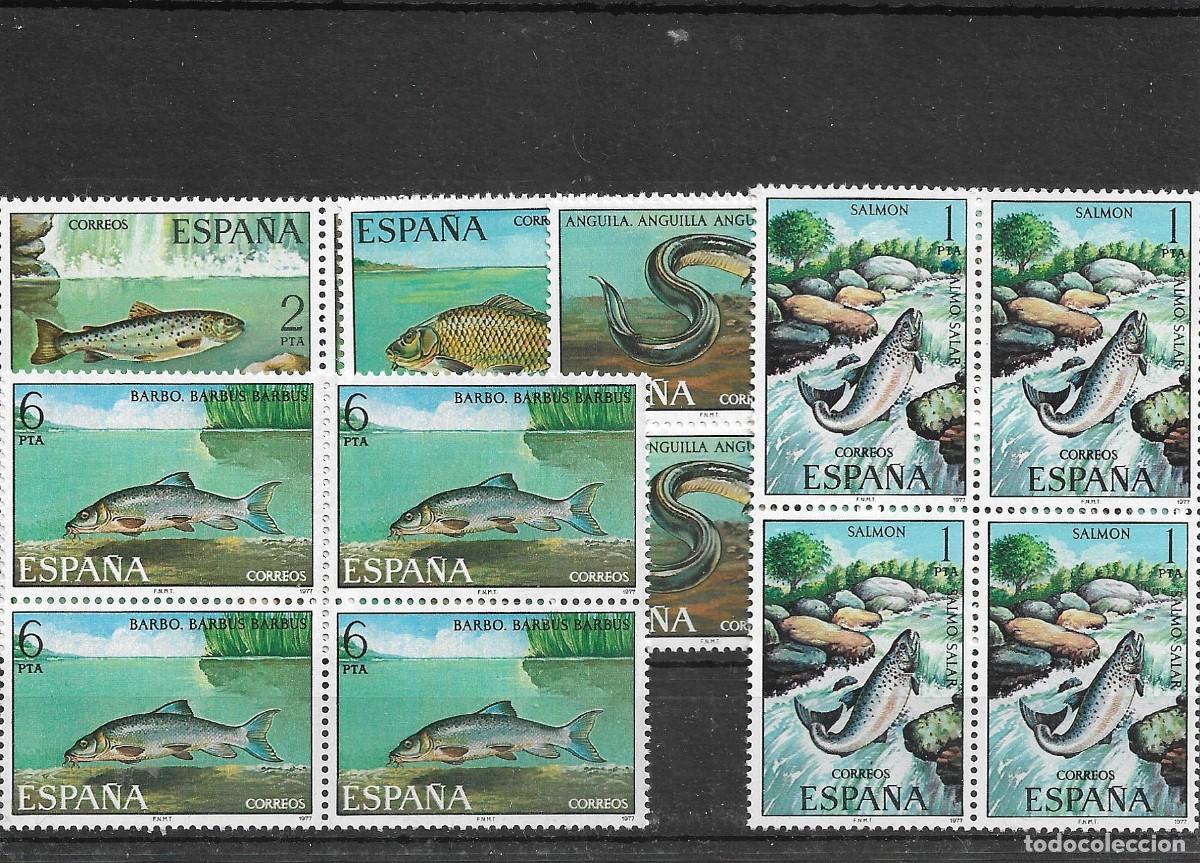 Sellos: Sellos de Espa&ntilde;a A&ntilde;o 1977 Fauna Hisp&aacute;nica Sellos nuevos** en bloque de 4 N&ordm; Edifil 2403/07