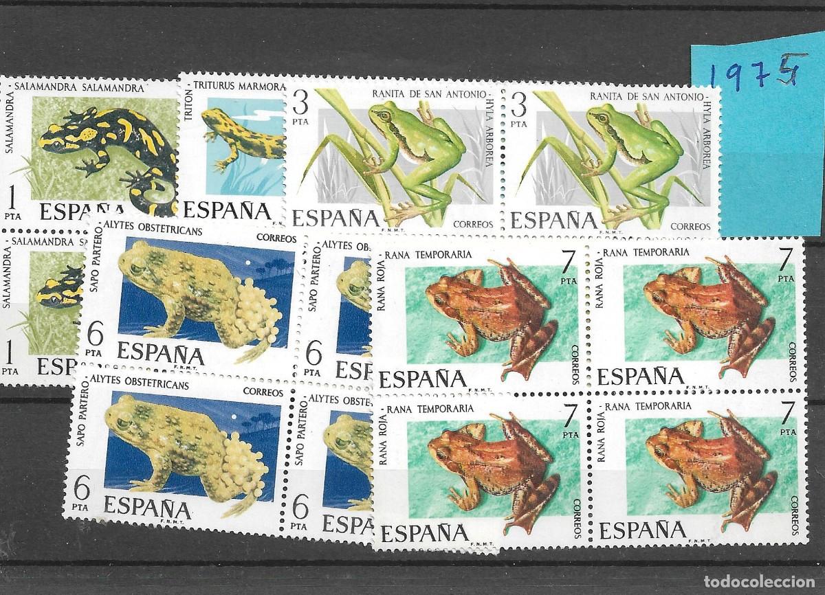 Sellos: Sellos de Espa&ntilde;a A&ntilde;o 1975 Fauna Espa&ntilde;ola Sellos nuevos** en bloque de 4 N&ordm; Edifil 2272/76