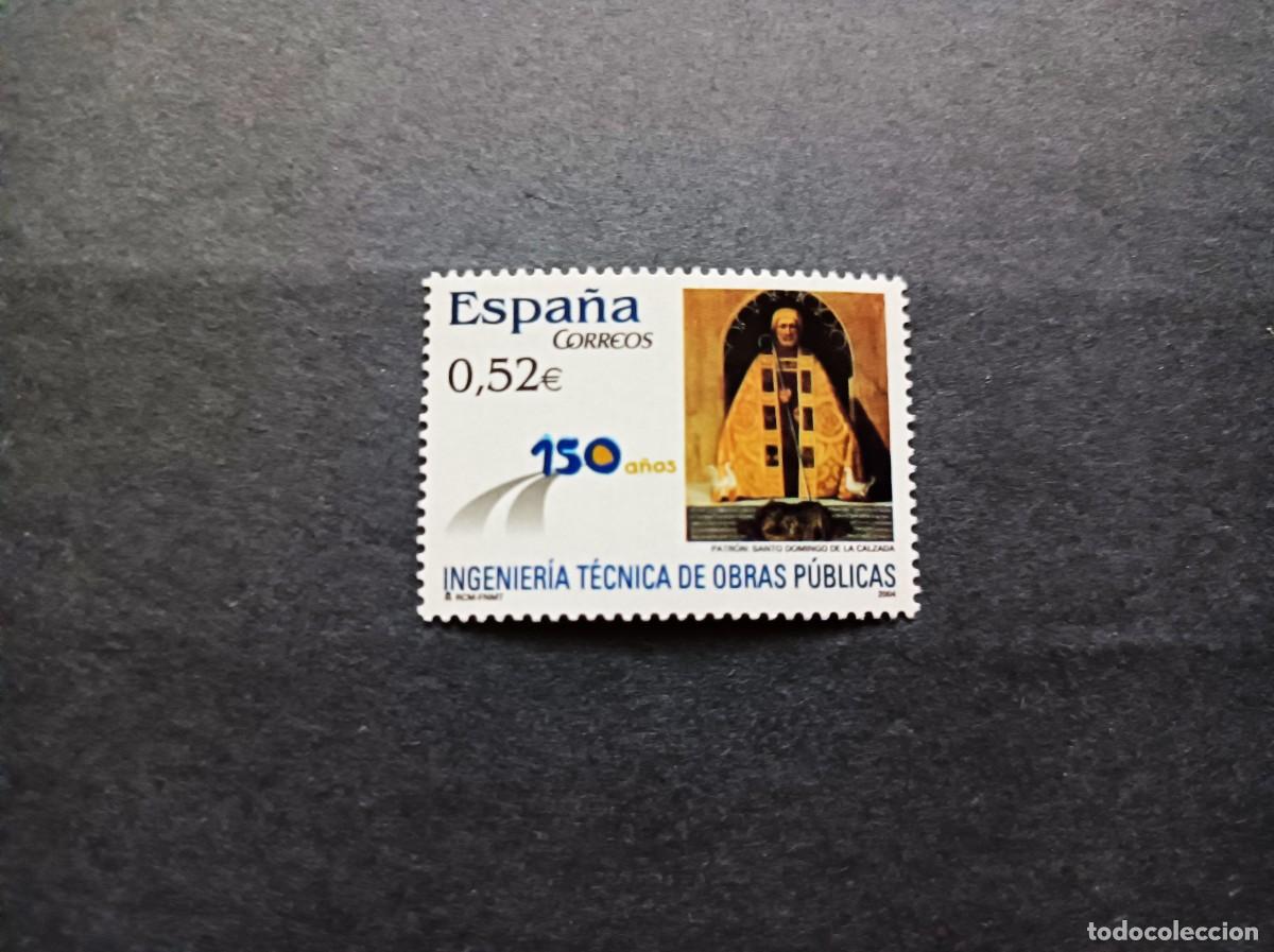 Sellos: Sello nuevo. 150 A&ntilde;os Ingenier&iacute;a T&eacute;cnica de Obras Publicas. 15 Abril 2004. Edifil 4077.