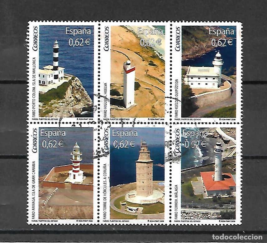 Sellos: Faros de Espa&ntilde;a. Hojita bloque emit. 15-4-2009 Edifil 7,50 &euro;
