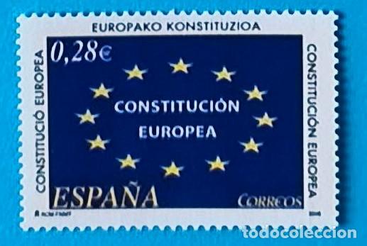 Sellos: CONSTITUCI&Oacute;N EUROPEA - 2005 - EDIFIL 4141