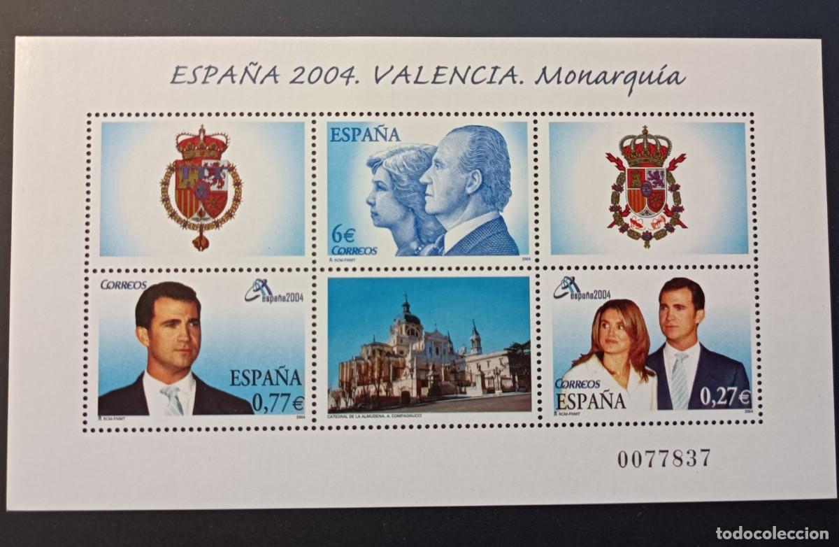 Sellos: Sello nuevo. Exposici&oacute;n Mundial Filatelia. Espa&ntilde;a 2004. 24 Mayo 2004 Edifil SH 4087.