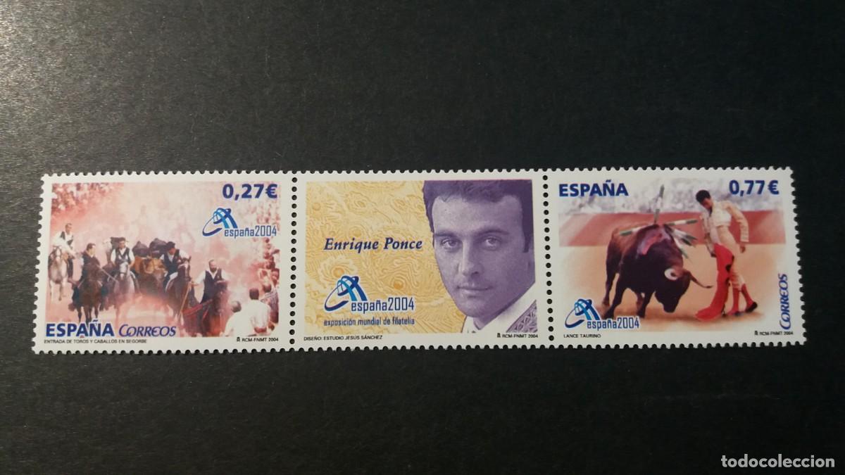 Sellos: Sello nuevo. Exposici&oacute;n Mundial Filatelia. Espa&ntilde;a 2004. 26 Mayo 2004. EDIFIL 4089-90.
