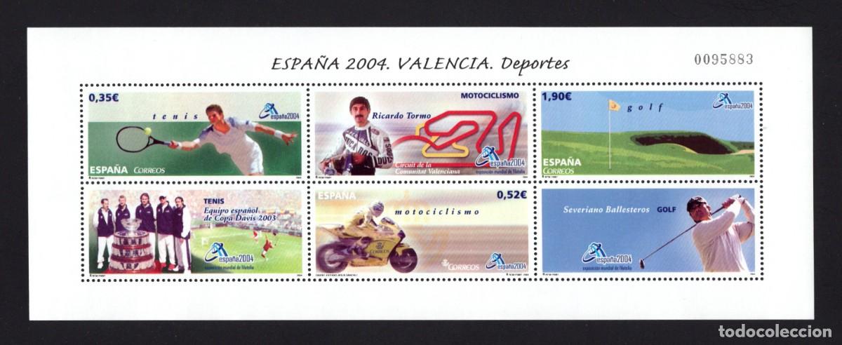 Sellos: Sello nuevo. Exposici&oacute;n Mundial Filatelia. Espa&ntilde;a 2004. 26 Mayo 2004. EDIFIL SH 4091.