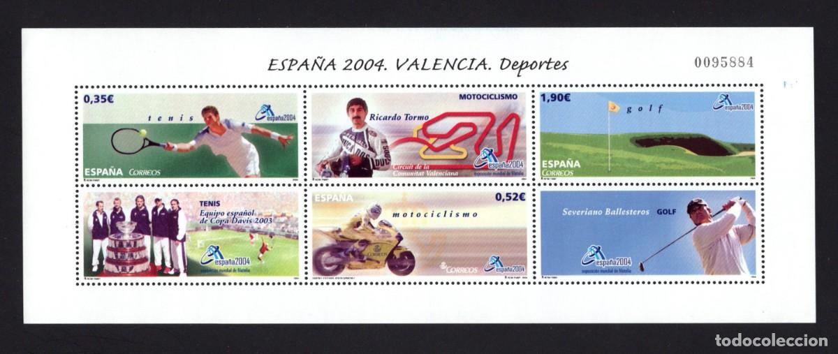 Sellos: Sello nuevo. Exposici&oacute;n Mundial Filatelia. Espa&ntilde;a 2004. 26 Mayo 2004. EDIFIL SH 4091.