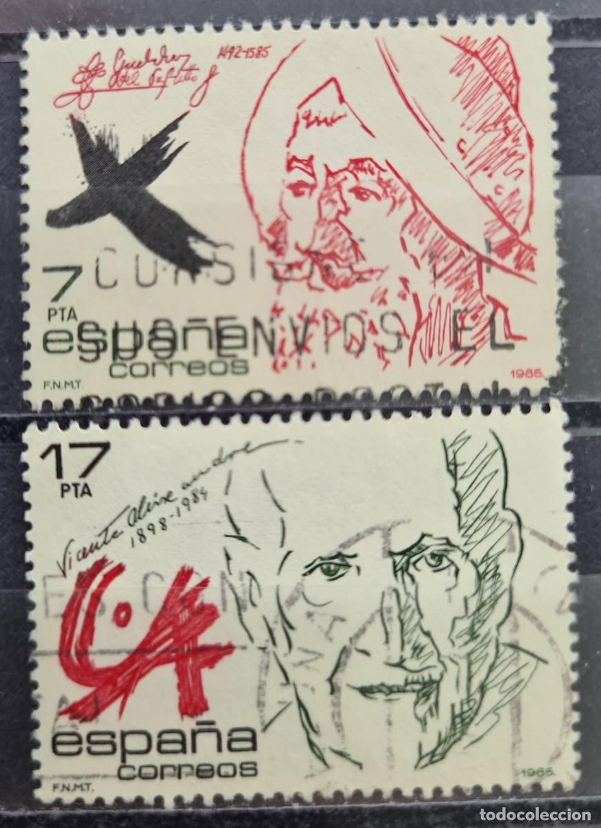 Sellos: Serie de sellos usados de Espa&ntilde;a 1984: personajes c&eacute;lebres
