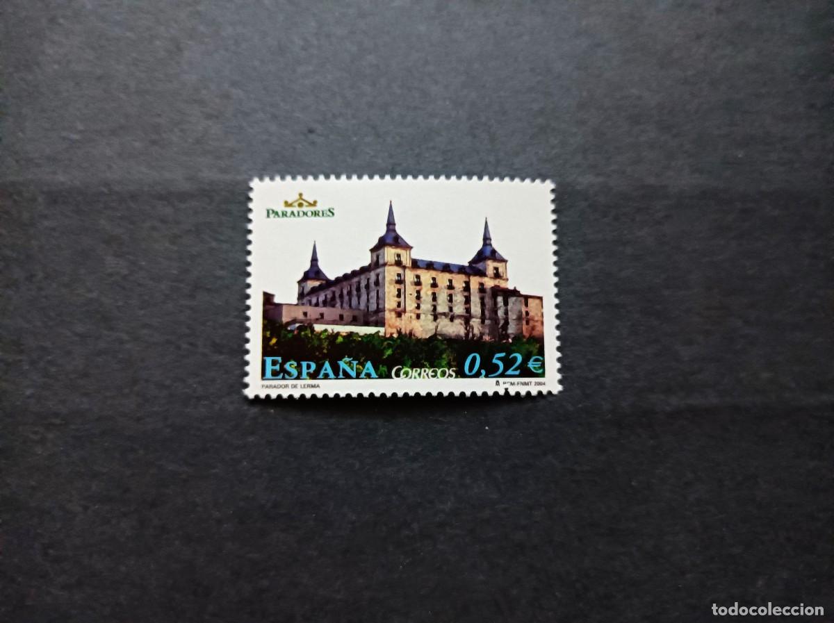 Sellos: Sello nuevo. Paradores. Parador de Lerma (Burgos). 18 de Junio de 2004. EDIFIL 4096.