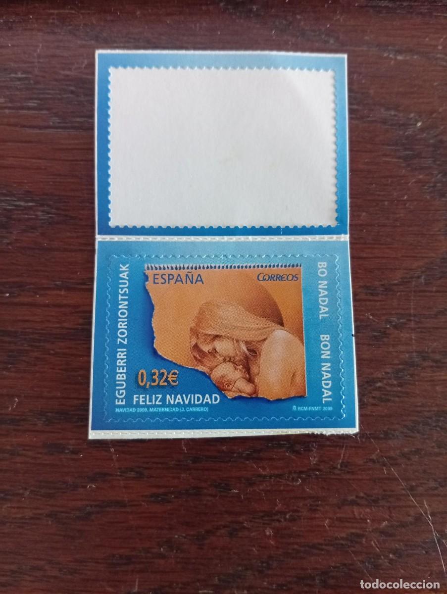 Sellos: sello correos espa&ntilde;a navidad 2009 0,32 euros feliz navidad sin franquear
