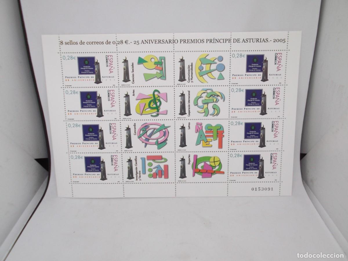 Briefmarken: Espa&ntilde;a 2005 25 Aniversario premios pr&iacute;ncipe de Asturias.4 x 4 sellos Nuevos