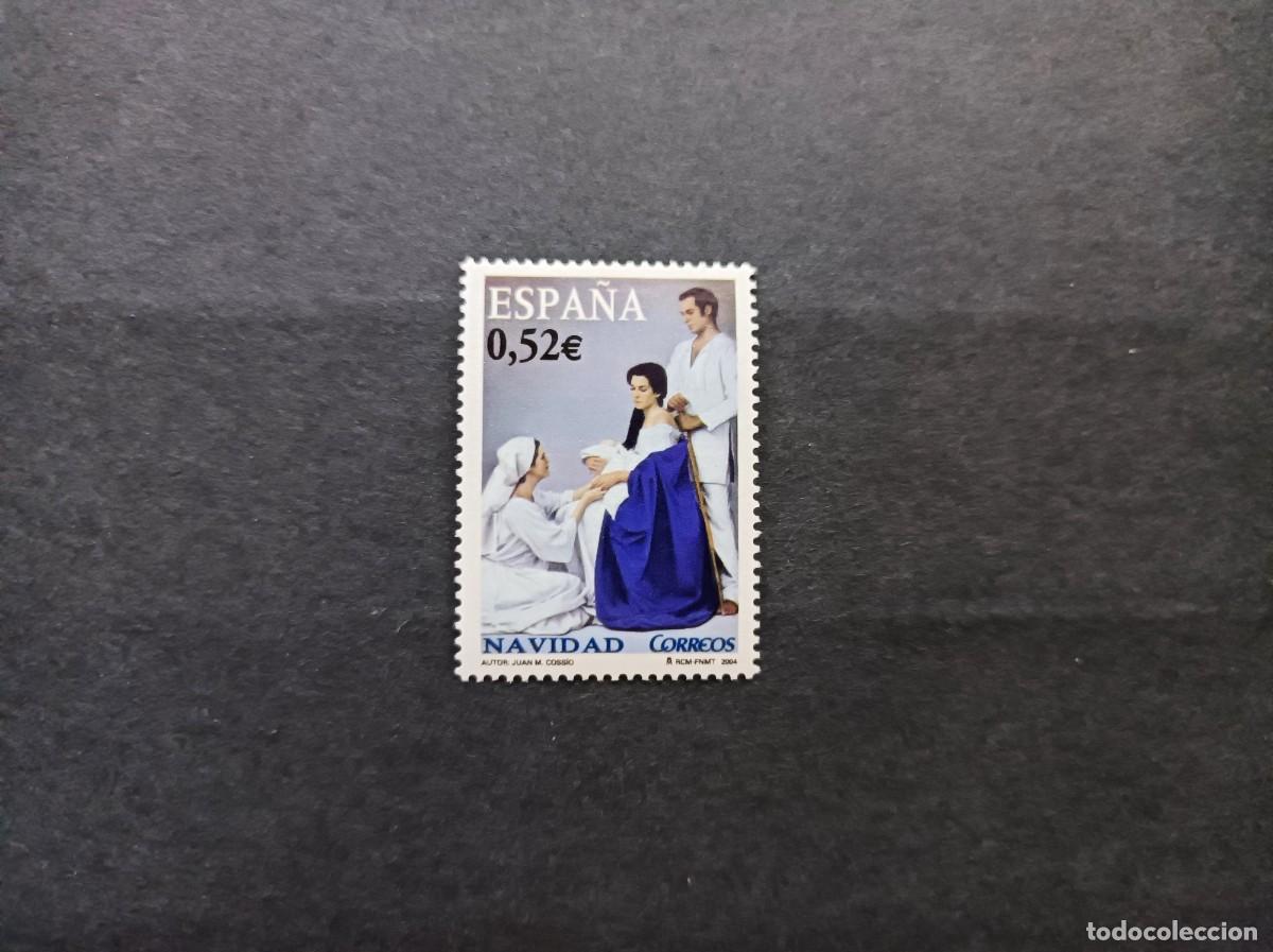 Sellos: Sello nuevo. Navidad. Natividad. Lienzo de Juan M. Cossio 17 Noviembre 2004. Edifil 4129.