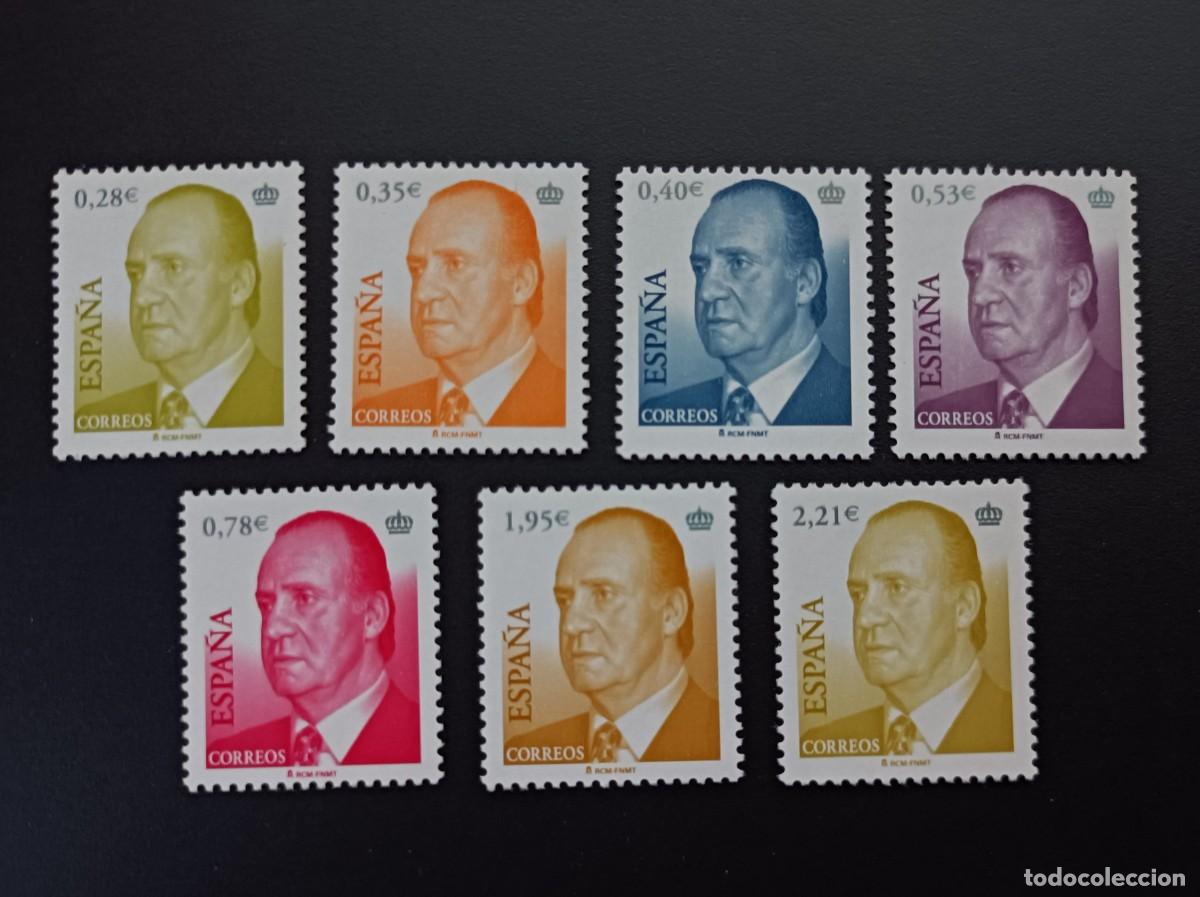 Sellos: Sellos nuevos. Serie B&aacute;sica Rey Juan Carlos. Serie completa. Edifil 4142/48