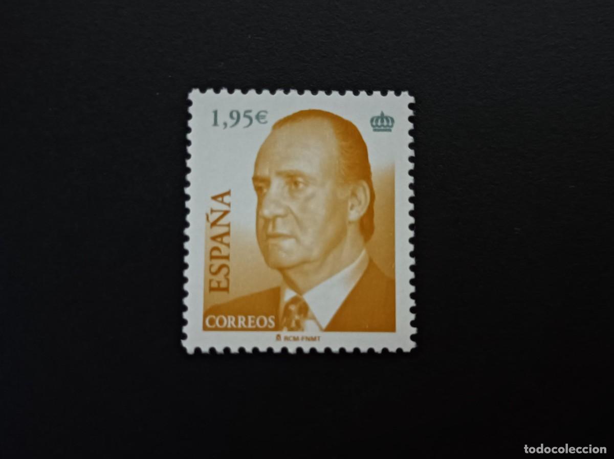 Sellos: Sello nuevo. Serie B&aacute;sica Rey Juan Carlos . Sello de 1.95 Euros. 14 Enero de 2005. Edifil 4147.