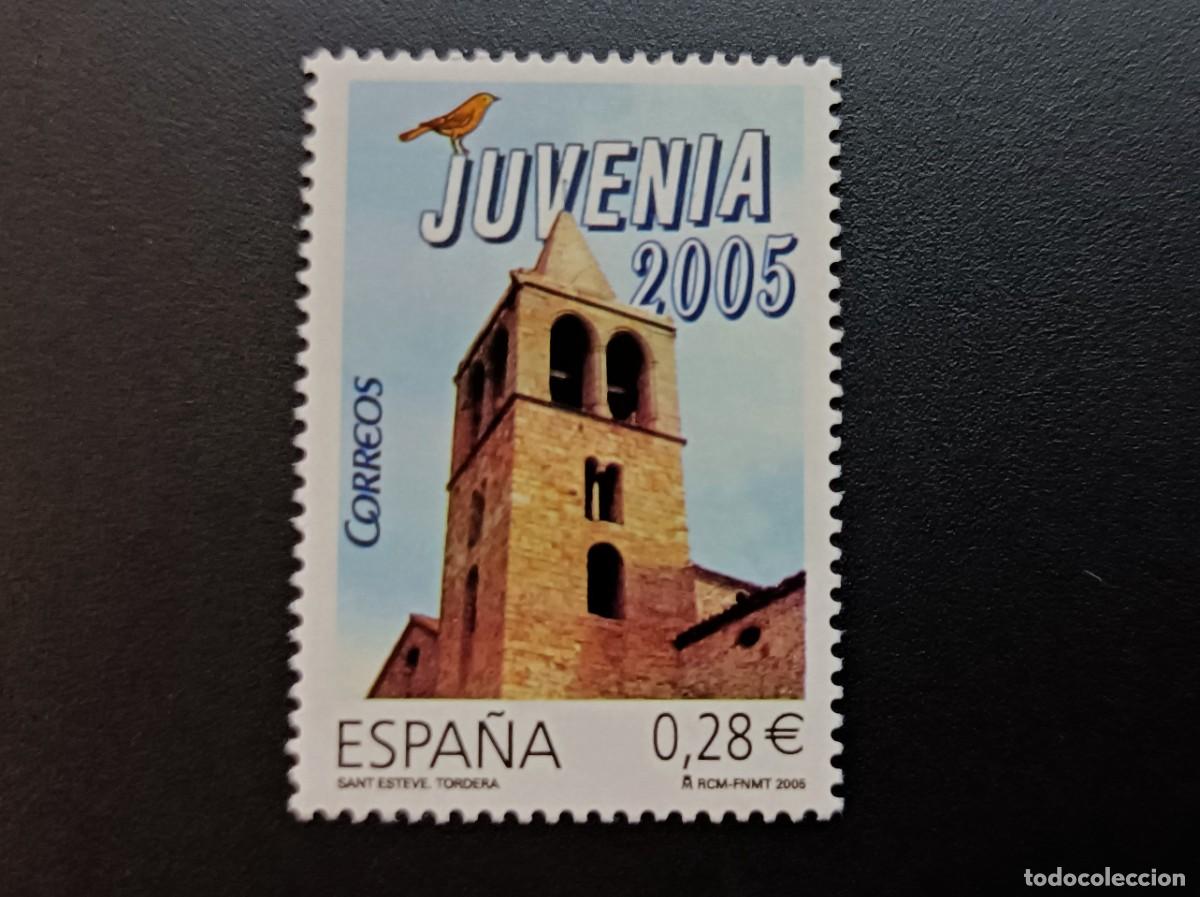 Sellos: Sello nuevo. Exposici&oacute;n Filatelia Juvenil. JUVENIA 2005. 28 febrero 2005. Edifil 4155.