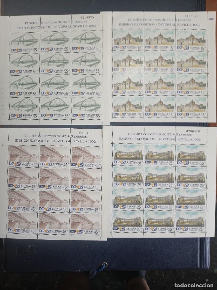 Sellos: A&Ntilde;O 1991 EXPOSICION UNIVERSAL DE SEVILLA 92 VALOR CATALOGO 27.60 EUROS