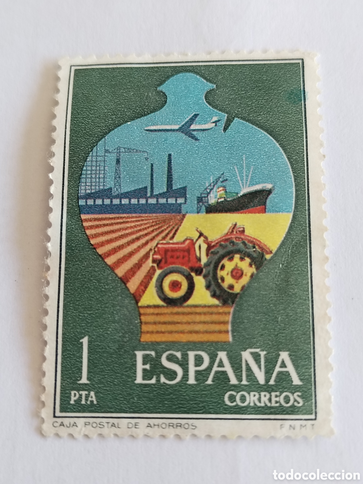 Sellos: Sello Espa&ntilde;a 1976 Caja postal de ahorros 1 Pta Edifil 2329