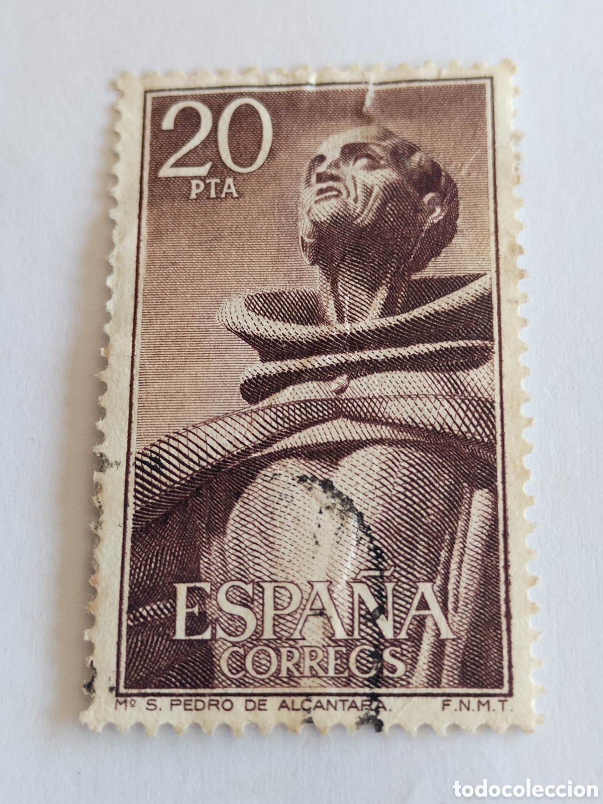 Sellos: Sello Espa&ntilde;a San Pedro de Alc&aacute;ntara 1976 Edifil 2377