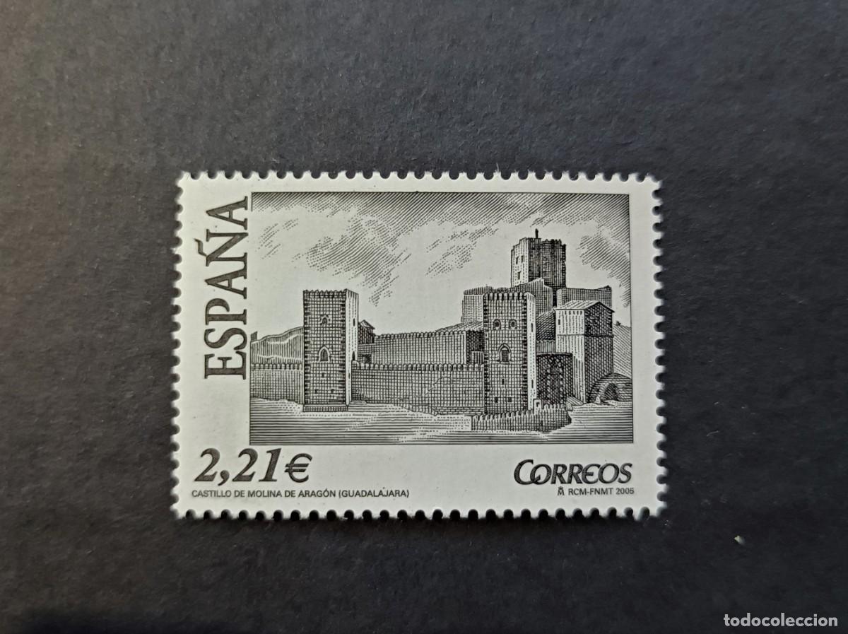 Sellos: Sello nuevo. Castillos. Castillo de Molina de Arag&oacute;n (Guadalajara ). 4 Julio 2005. EdifilL 4172.