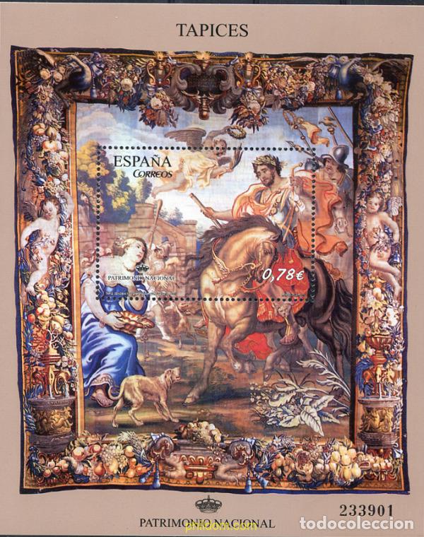 Sellos: 251883 MNH ESPA&Ntilde;A 2010 PATRIMONIO NACIONAL - TAPICES