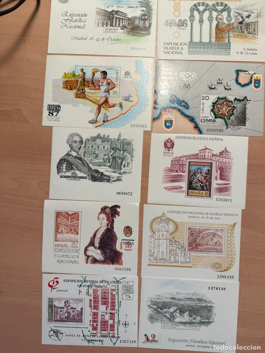 Sellos: Sellos. 10 hojitas de Espa&ntilde;a. Edifil 2814, 2859, 2918, 2956, 2984, 3012, 3068, 3074, 3109, 3145