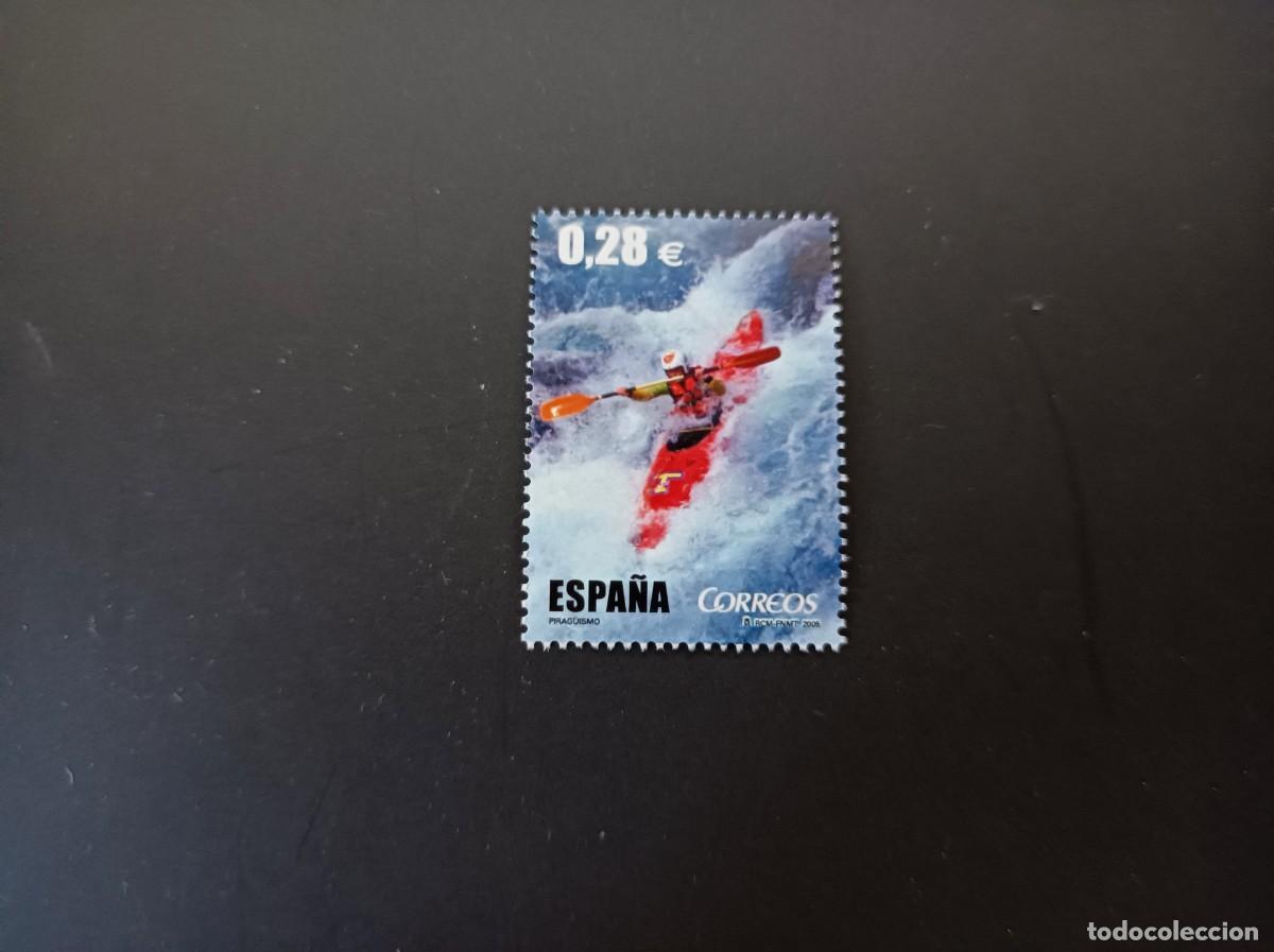 Sellos: Sello nuevo. Al Filo de lo Imposible. Pirag&uuml;ismo (Pirineos). 24 de Octubre 2005. Edifil SH 4193D.