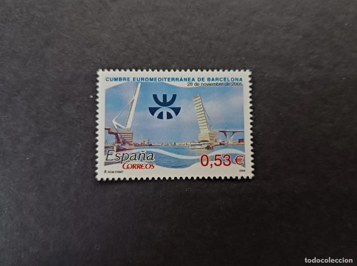 Sellos: Sello nuevo. Cumbre Euro mediterr&aacute;nea. P. de Barcelona. 3 de Noviembre 2005. Edifil 4197.