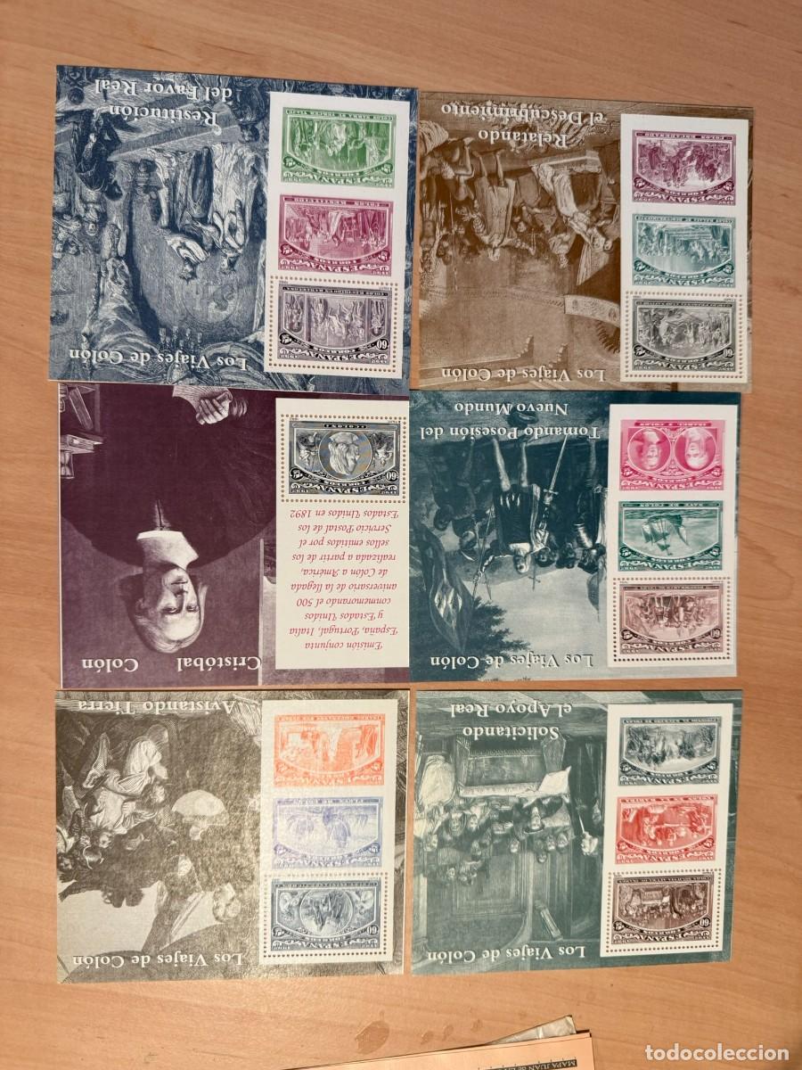 Francobolli: Sellos. 6 hojitas de Espa&ntilde;a. Edifil 3204/3209