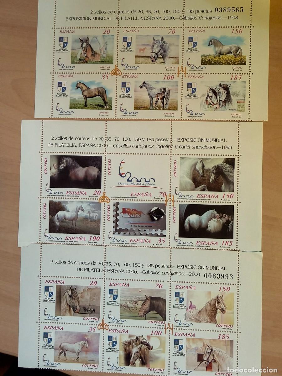 Sellos: Sellos. Caballos. Edifil 3609/3613, 3679/3684, 3723/3728