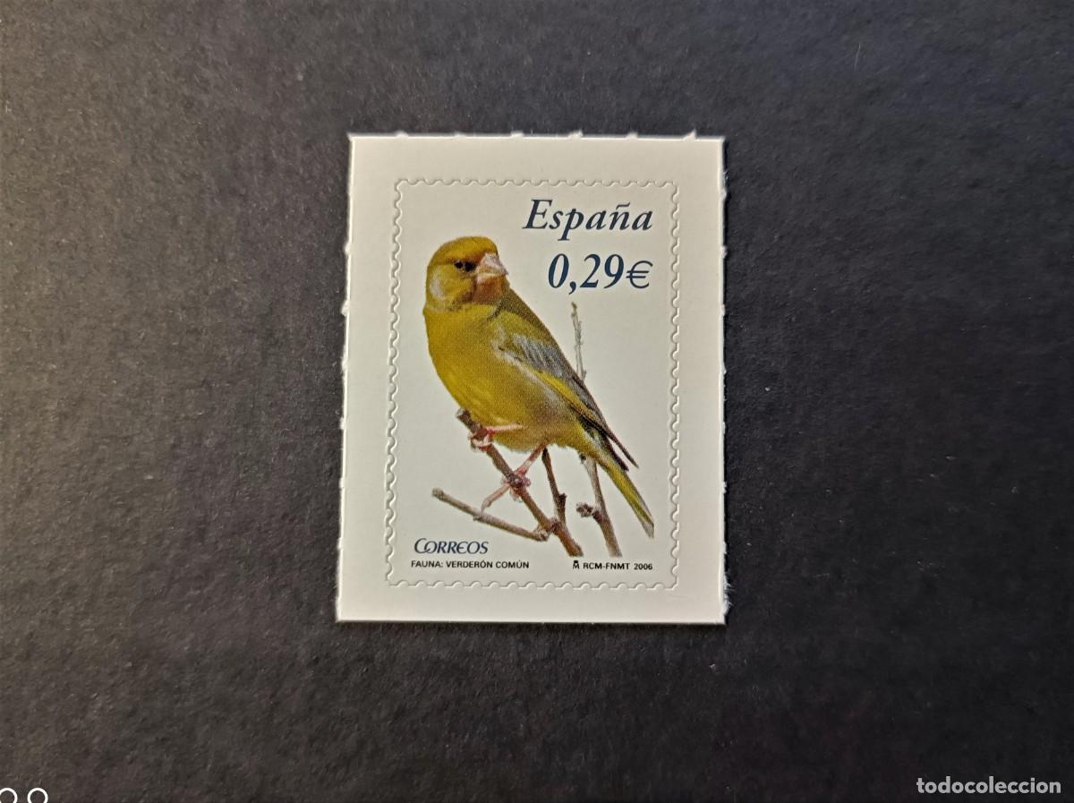 Sellos: Sello nuevo. Flora y Fauna. Verderon Comun. 5 de Julio de 2006. Edifil 4215.