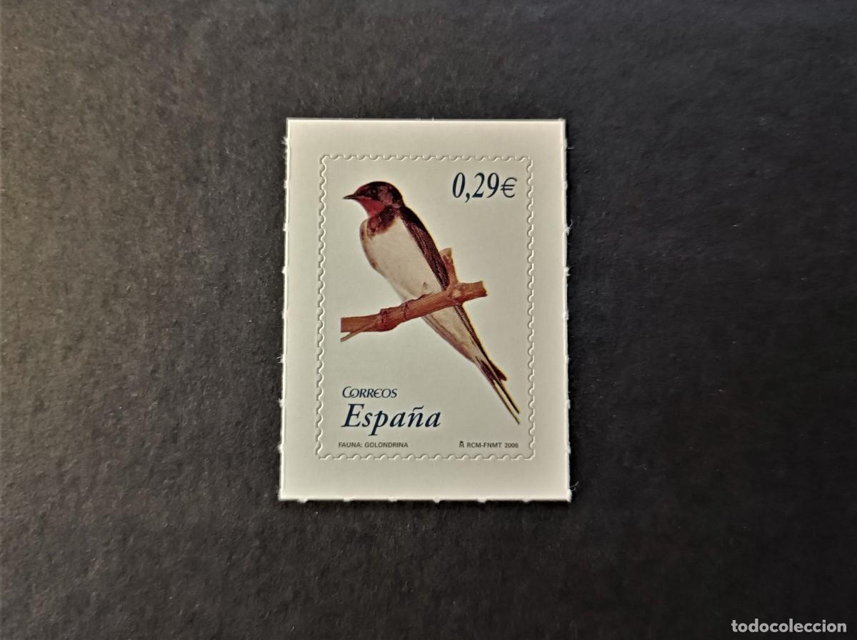Sellos: Sello nuevo. Flora y Fauna. Golondrina. 4 de Octubre de 2006. Edifil 4217.