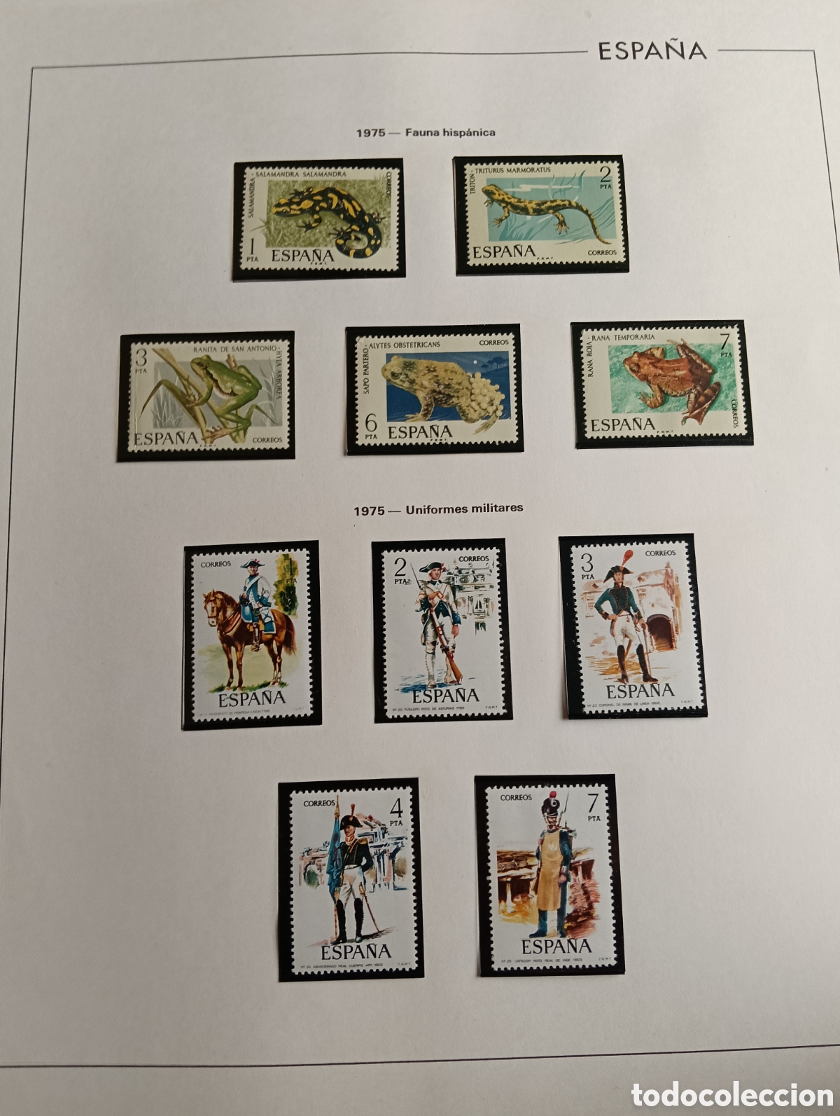 Stamps: Sellos Espa&ntilde;a del 1975 al 1976 nuevos