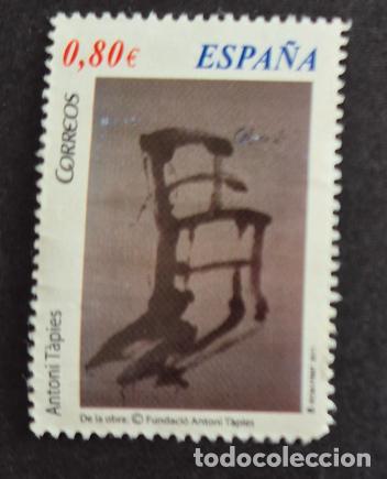 Sellos: Espa&ntilde;a 2011 - Arte contempor&aacute;neo, Antoni T&agrave;pies, 0.80&euro; (Edifil SH 4664C &ordm;)