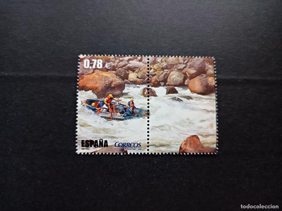 Sellos: Nuevo. Deportes. Al Filo de lo Imposible. Rafting en rio Biobio (Chile). 22 marzo 2006. Edifil 4224E
