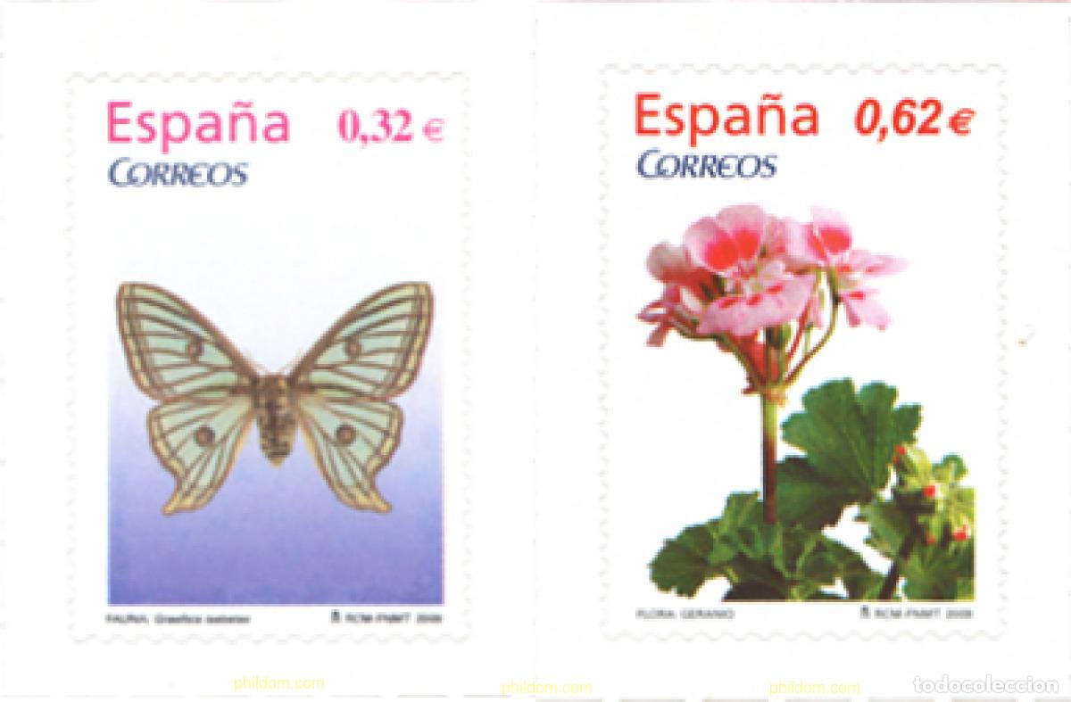 Sellos: 233363 MNH ESPA&Ntilde;A 2009 FLORA Y FAUNA