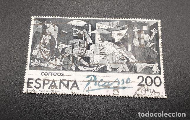 Sellos: Edifil SH 2631 Guernica de Picasso, usado, similar al de la foto.
